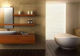 Bathroom renovations can be done without complete demolition.